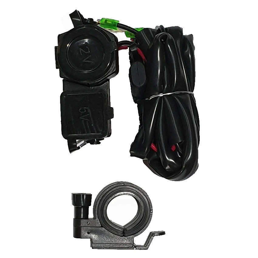 Claw Handlebar Charger 12V + Dual USB Charger 4 Claw Handlebar Charger 12V + Dual USB Charger - Afbeelding 2