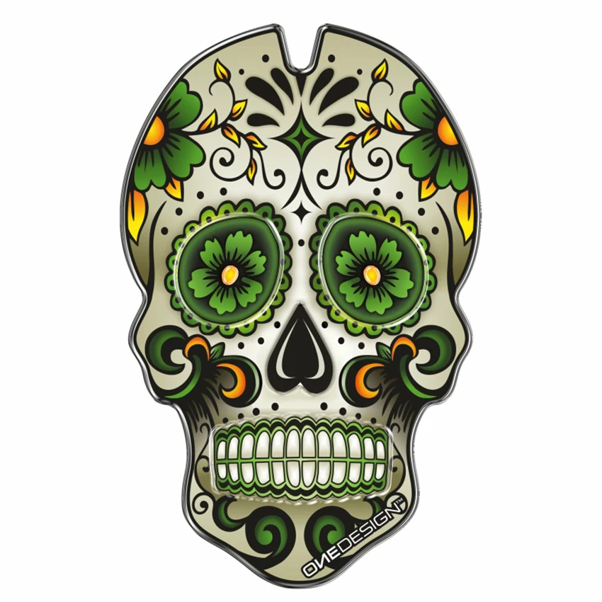 OneDesign Tank Pad Gold Skull 4 OneDesign Tank Pad Gold Skull - Afbeelding 2