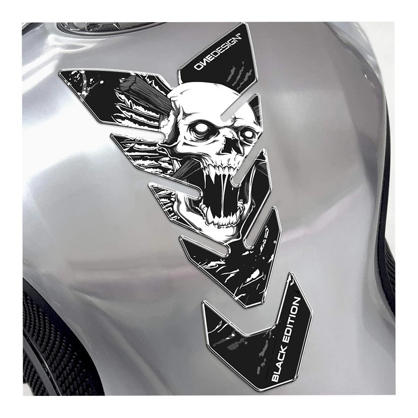 OneDesign Tank Pad Skull Black Edition 9 OneDesign Tank Pad Skull Black Edition - Afbeelding 7