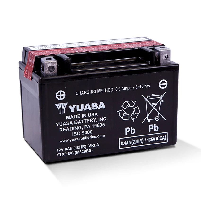 Yuasa Battery YTX9-BS 3 Yuasa Battery YTX9-BS